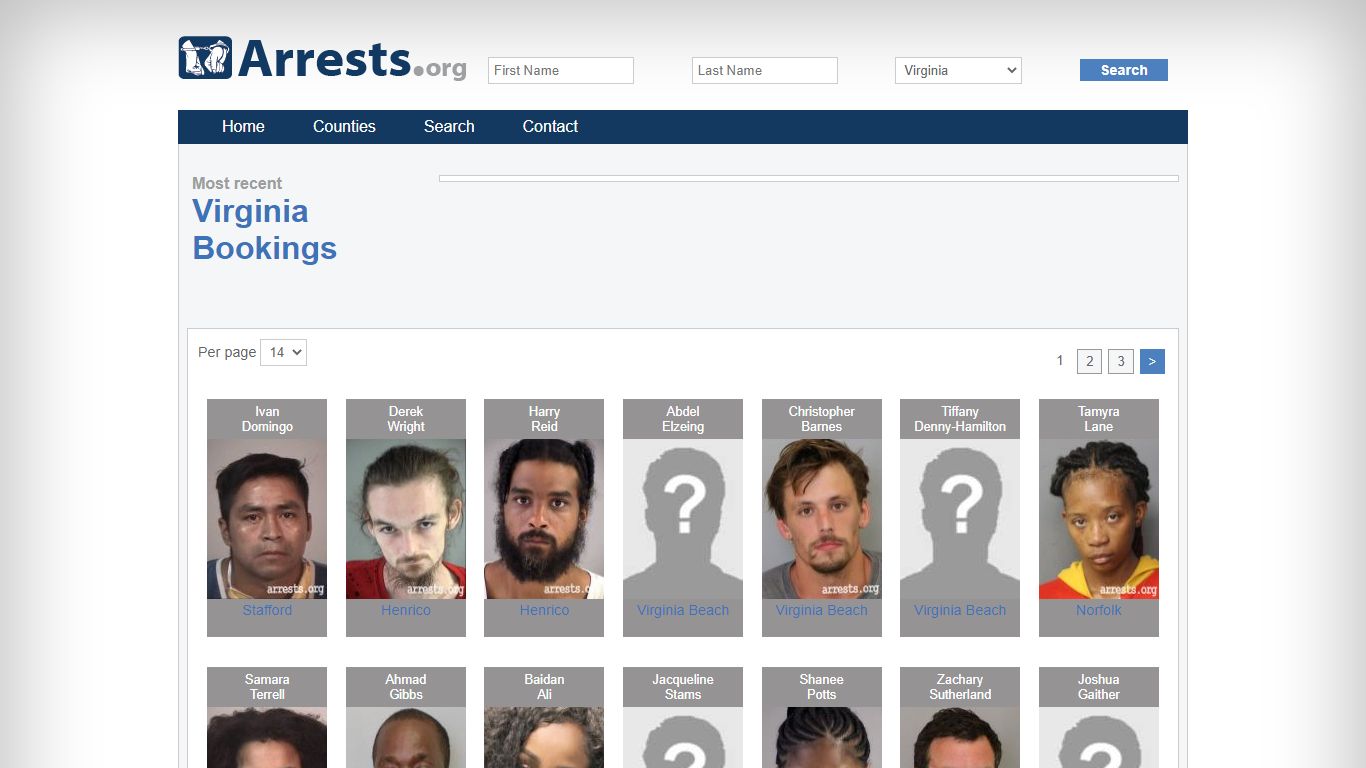 Virginia Arrests and Inmate Search